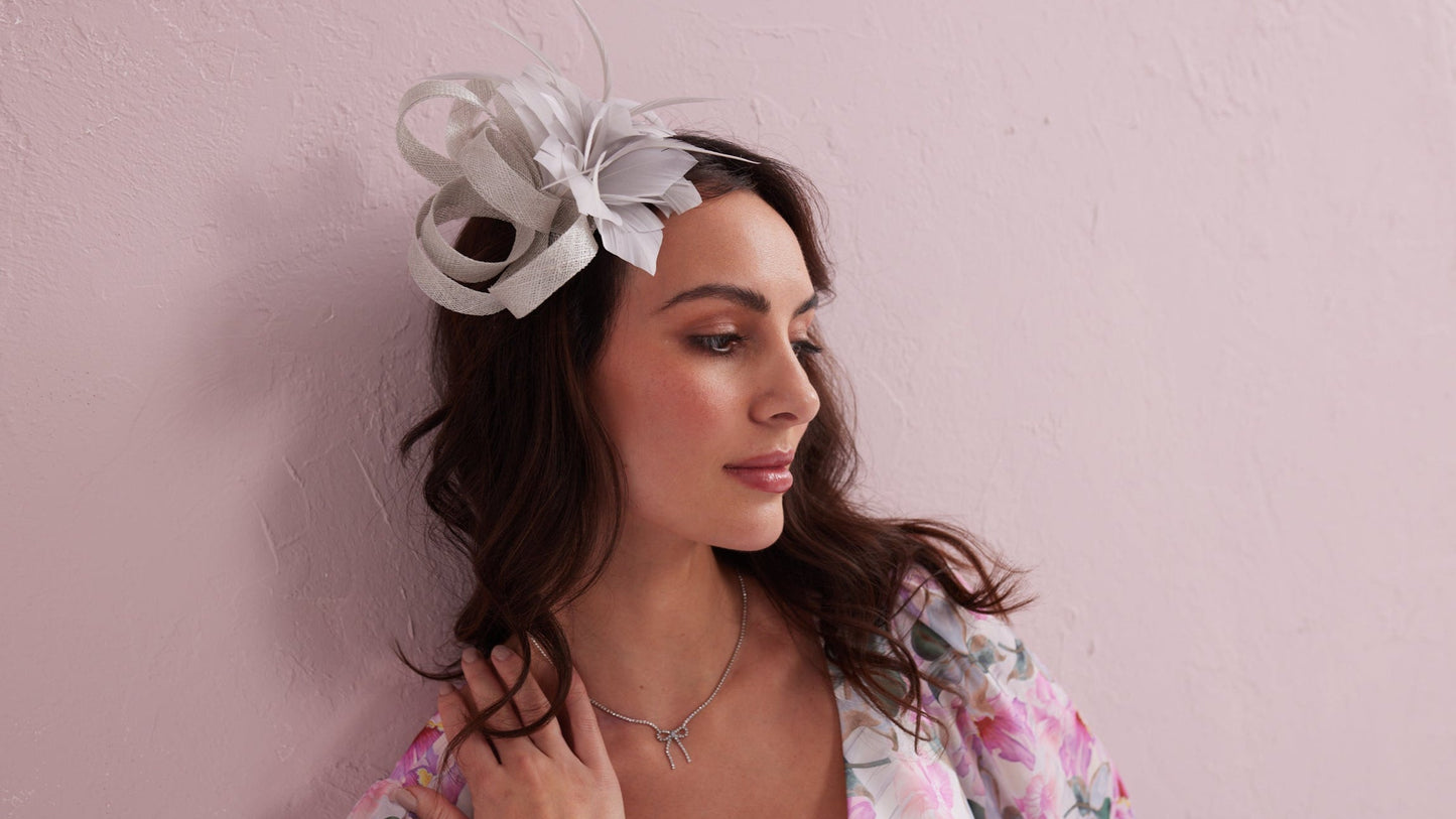 SERENE Pink Floral Print Pleated Dress with Diamante trim. Exclusive to Samantha Jane Boutique